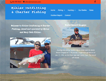 Tablet Screenshot of kiblercharterfishing.com